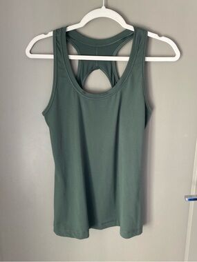 Women’s Green Racerback Tank Top